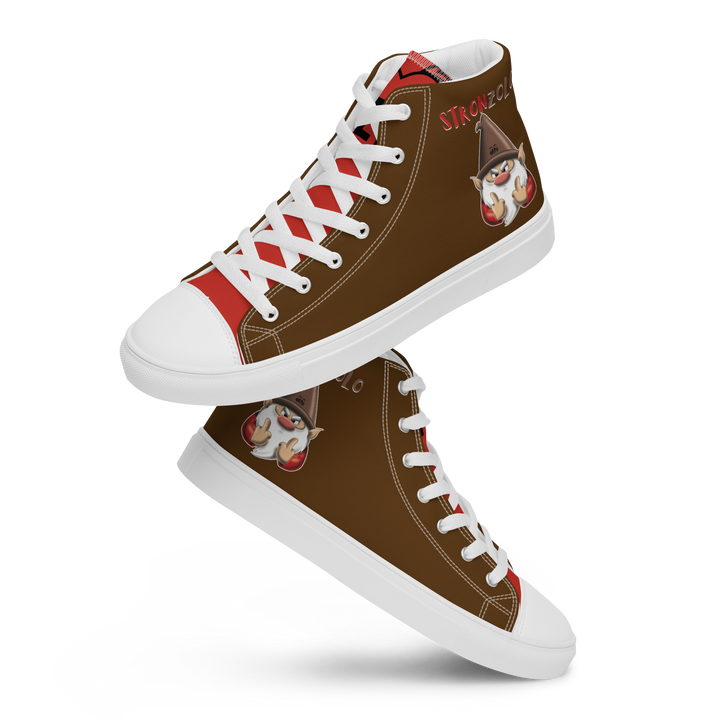 Sneakers alte in tela da uomo STRONZOLO - Gufetto Brand 