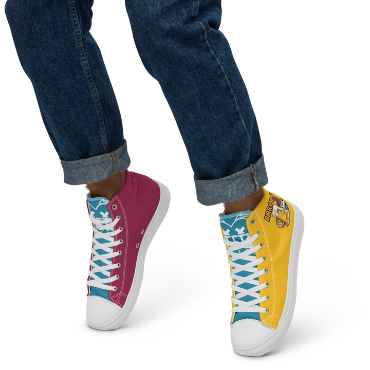 Sneakers alte in tela da uomo BIRROLO NEW - Gufetto Brand 