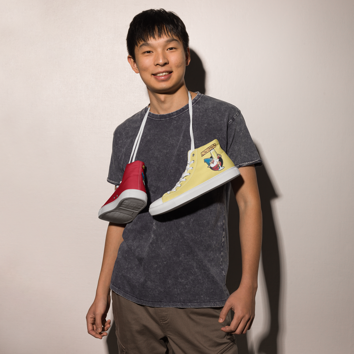 Sneakers alte in tela da uomo PROSECCOLO NEW - Gufetto Brand 