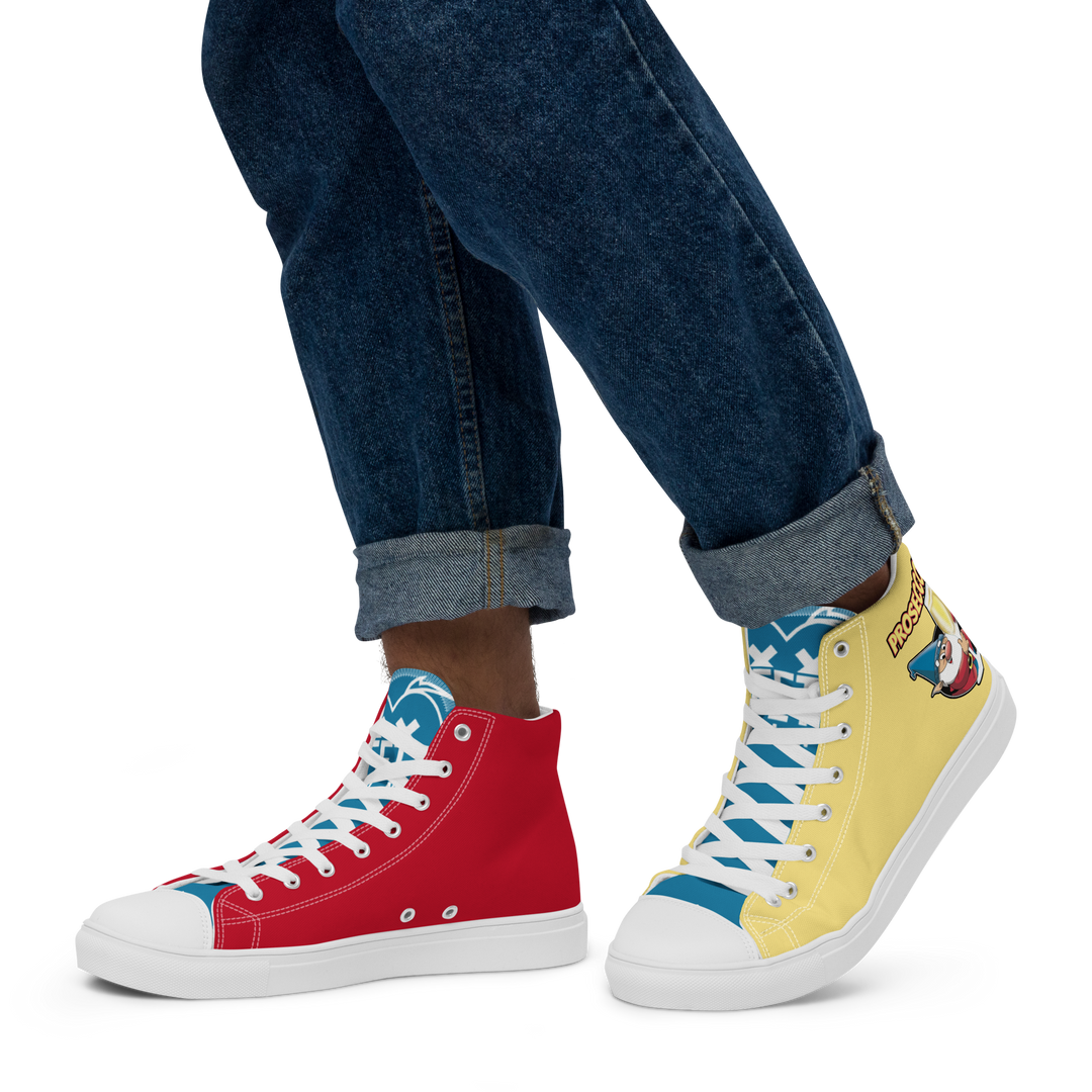 Sneakers alte in tela da uomo PROSECCOLO NEW - Gufetto Brand 