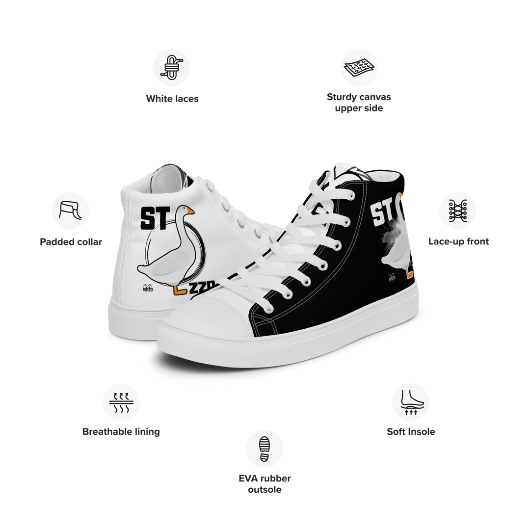 Sneakers alte in tela da uomo OCA ST ZZO - Gufetto Brand 