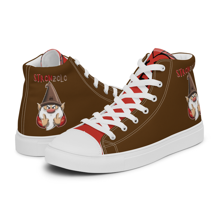 Sneakers alte in tela da uomo STRONZOLO - Gufetto Brand 
