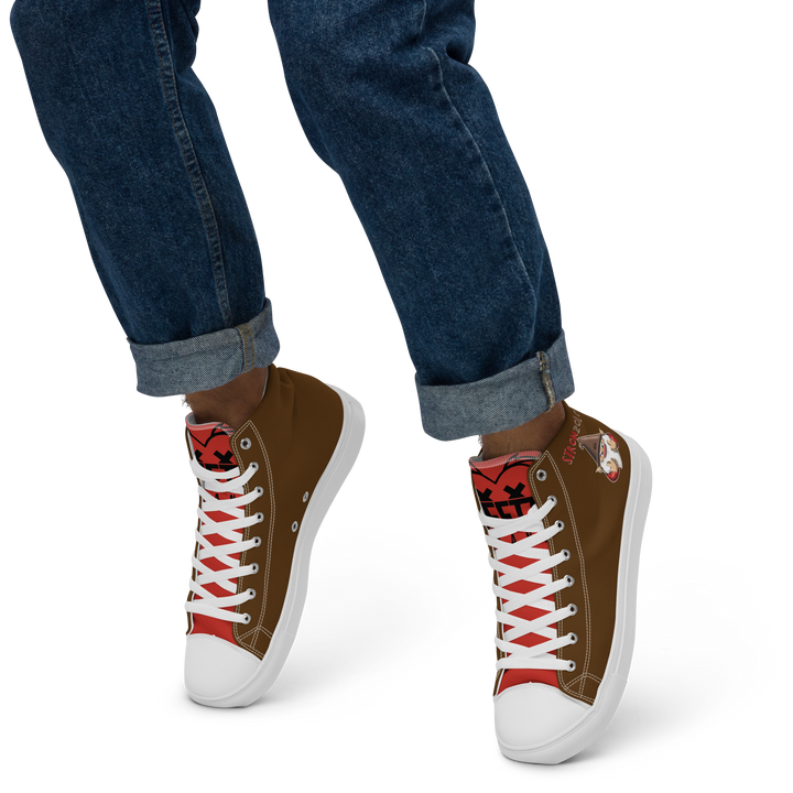 Sneakers alte in tela da uomo STRONZOLO - Gufetto Brand 