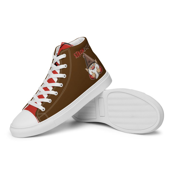 Sneakers alte in tela da uomo STRONZOLO - Gufetto Brand 