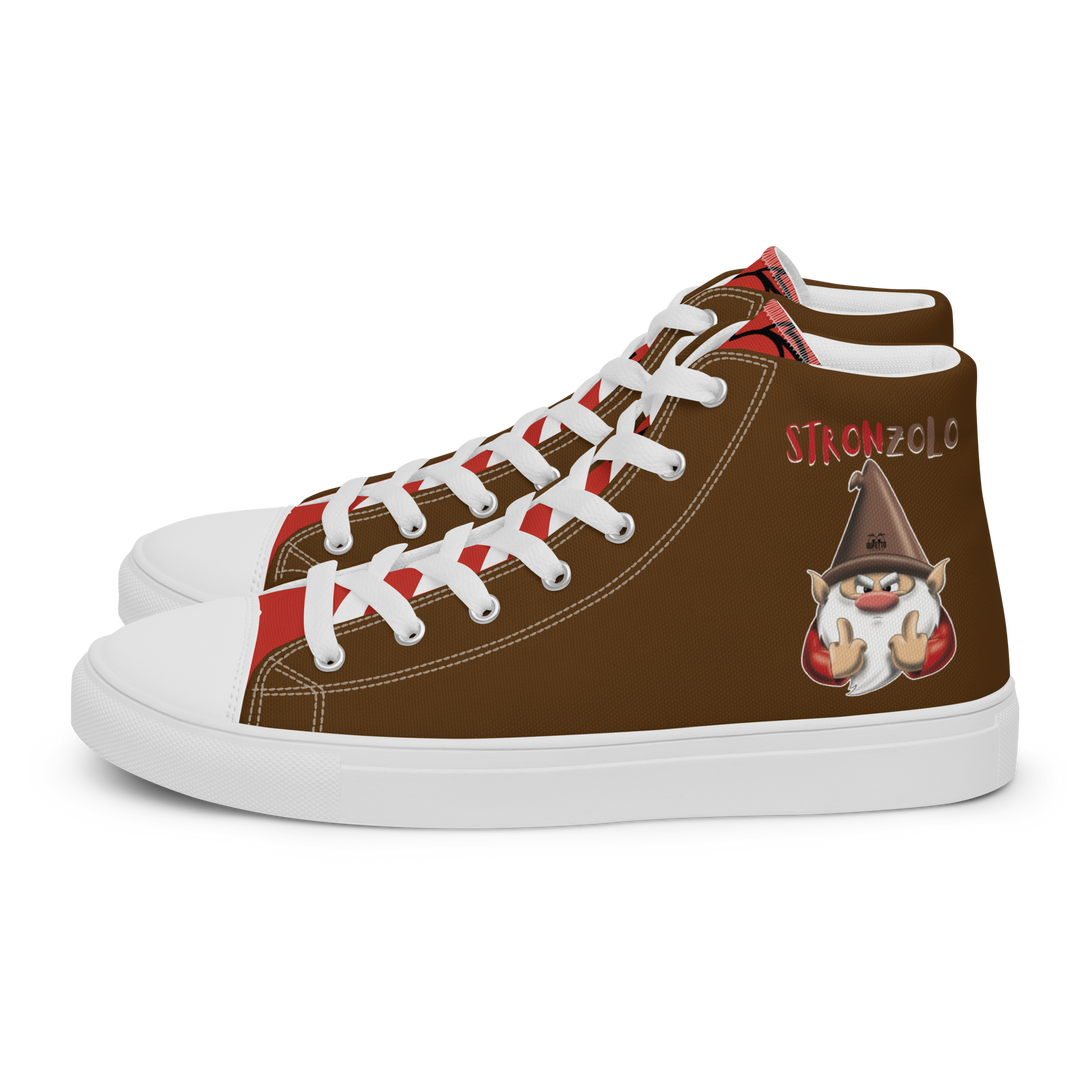 Sneakers alte in tela da uomo STRONZOLO - Gufetto Brand 