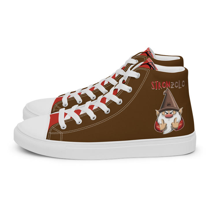 Sneakers alte in tela da uomo STRONZOLO - Gufetto Brand 