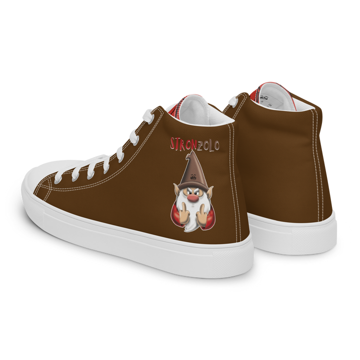 Sneakers alte in tela da uomo STRONZOLO - Gufetto Brand 