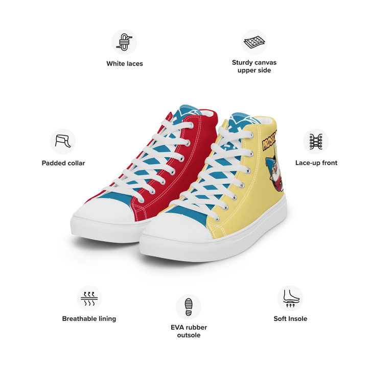 Sneakers alte in tela da uomo PROSECCOLO NEW - Gufetto Brand 