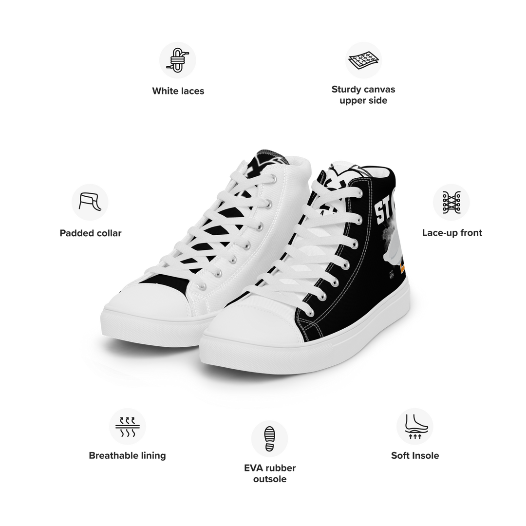 Sneakers alte in tela da uomo OCA ST ZZO - Gufetto Brand 