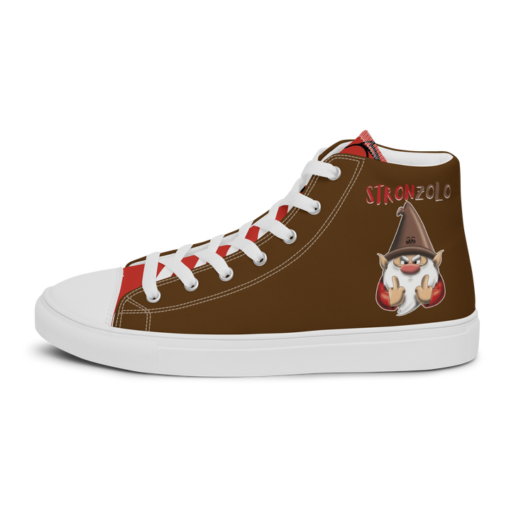 Sneakers alte in tela da uomo STRONZOLO - Gufetto Brand 