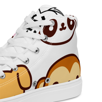 Sneakers alte in tela da uomo EMOJI - Gufetto Brand 