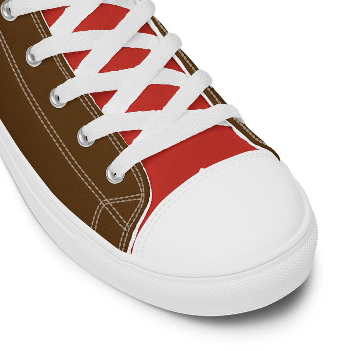 Sneakers alte in tela da uomo STRONZOLO - Gufetto Brand 