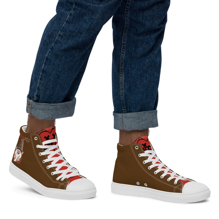 Sneakers alte in tela da uomo STRONZOLO - Gufetto Brand 