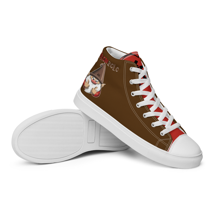 Sneakers alte in tela da uomo STRONZOLO - Gufetto Brand 