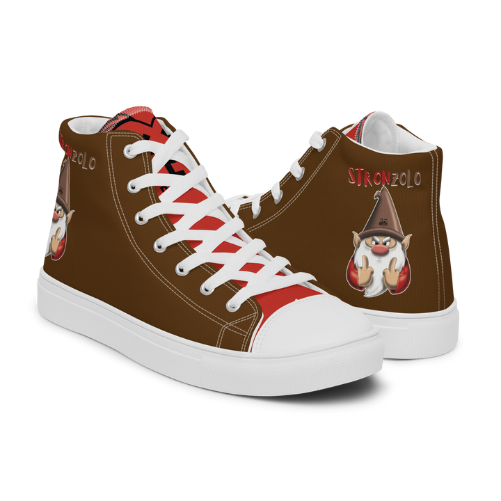 Sneakers alte in tela da uomo STRONZOLO - Gufetto Brand 