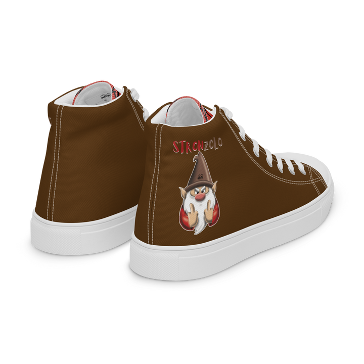 Sneakers alte in tela da uomo STRONZOLO - Gufetto Brand 