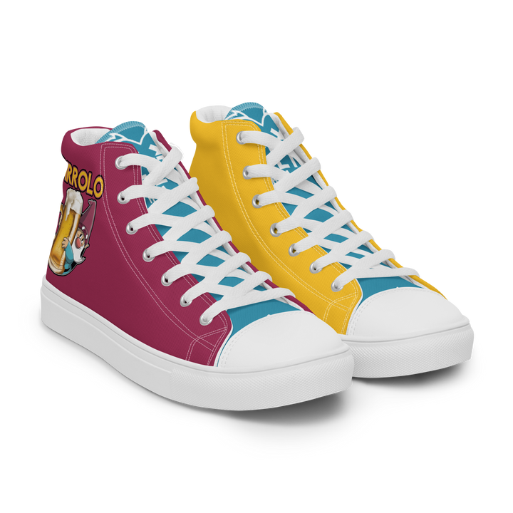 Sneakers alte in tela da uomo BIRROLO NEW - Gufetto Brand 