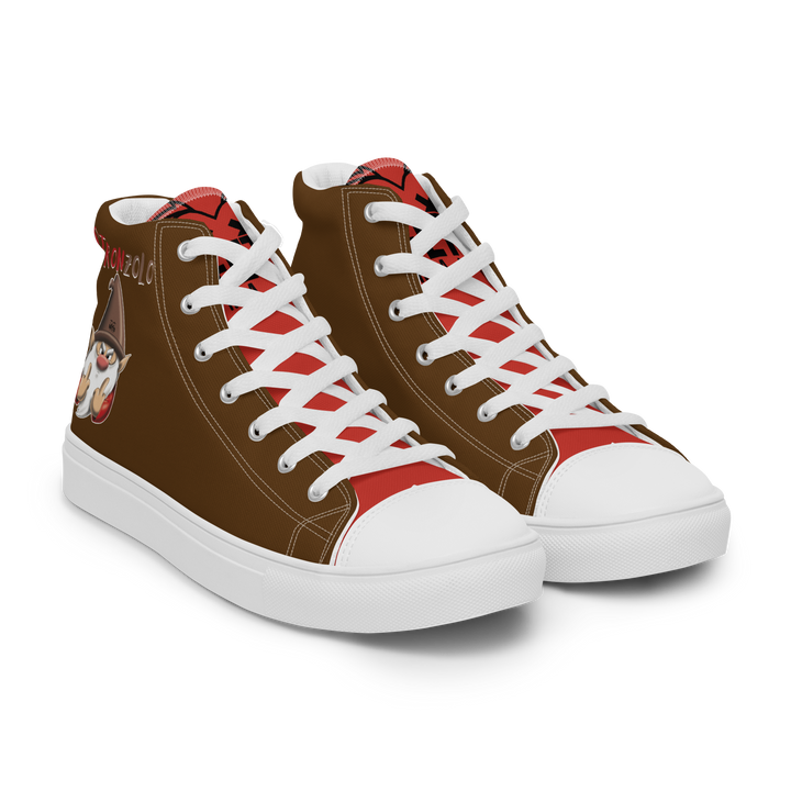 Sneakers alte in tela da uomo STRONZOLO - Gufetto Brand 