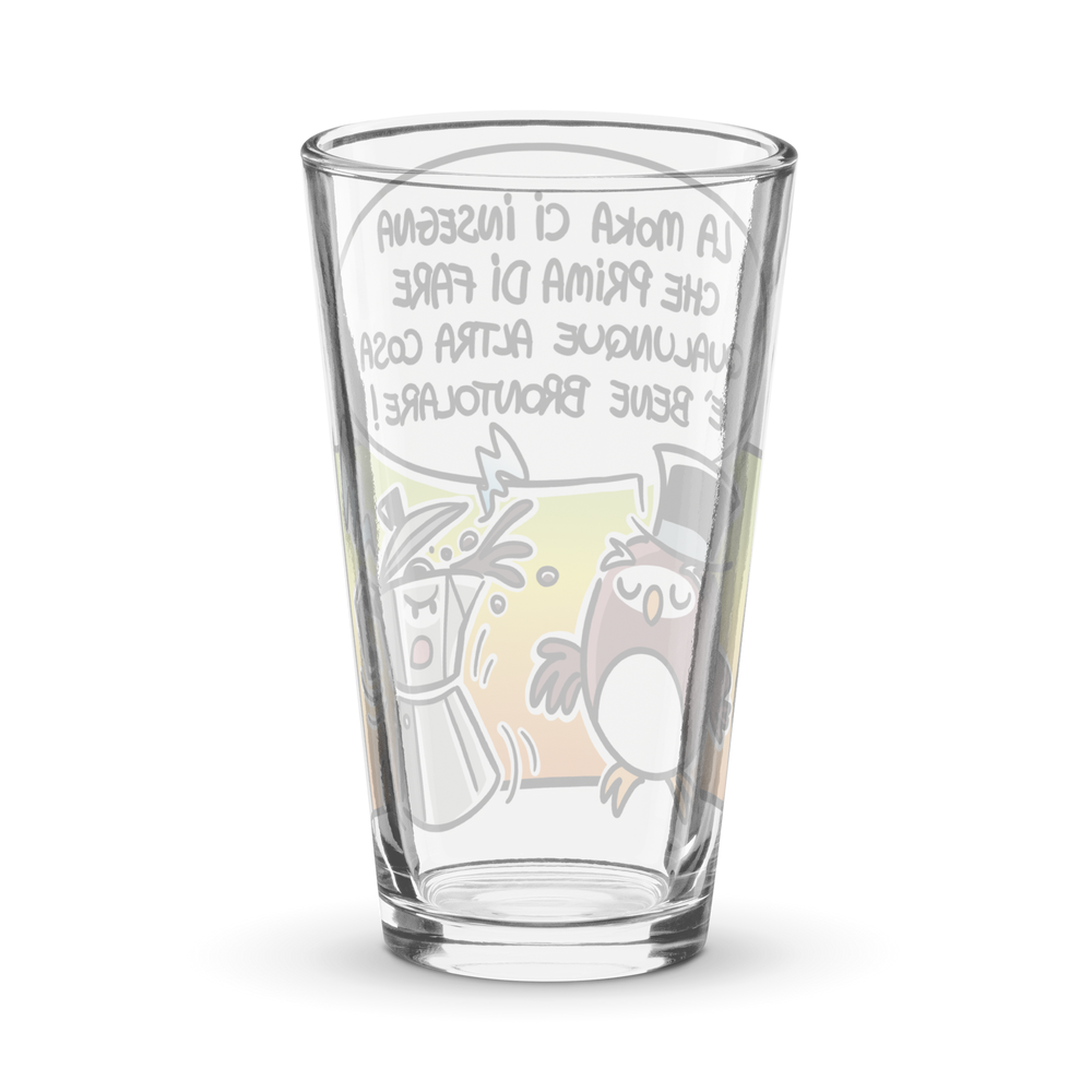 Bicchiere da birra LA MOKA - Gufetto Brand 