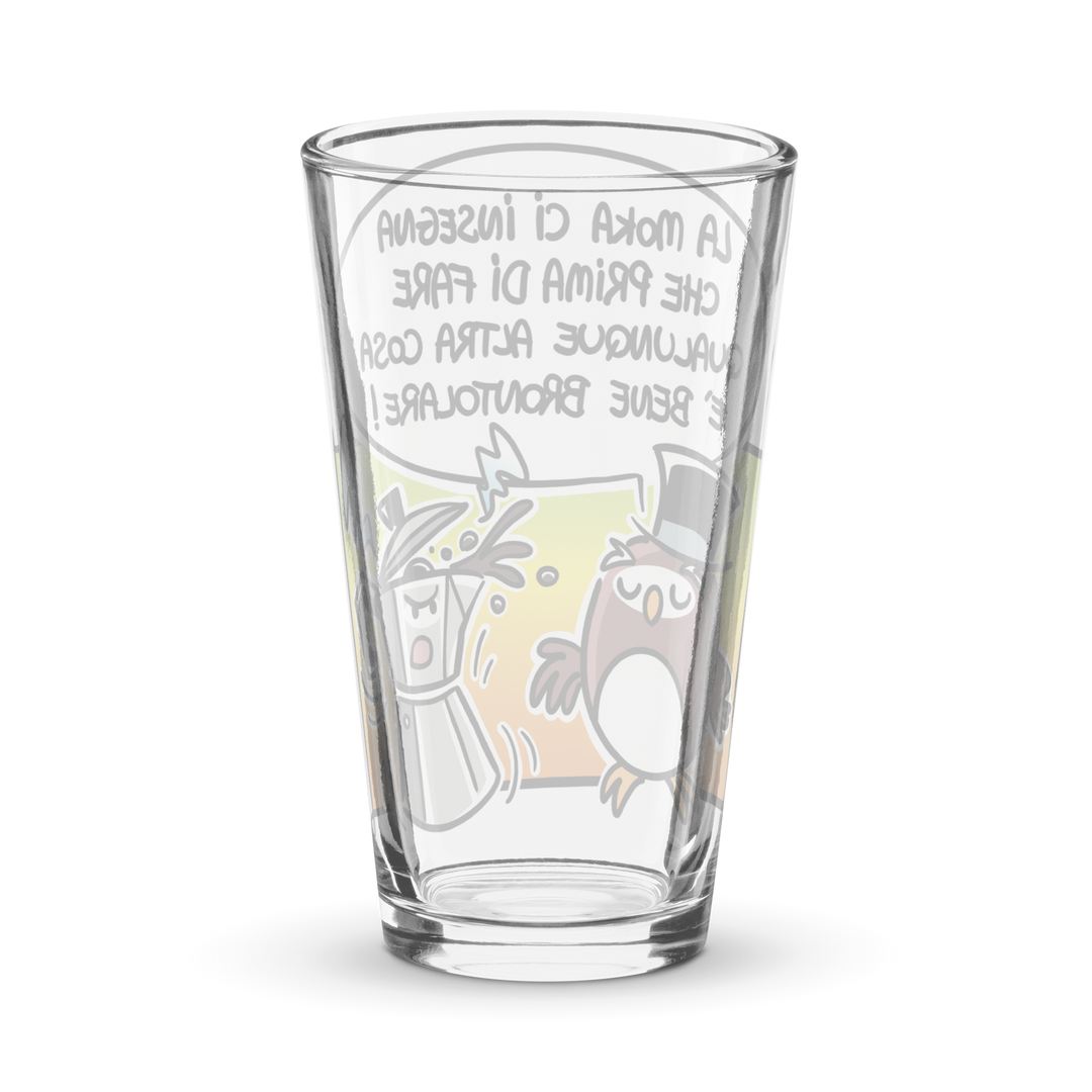 Bicchiere da birra LA MOKA - Gufetto Brand 