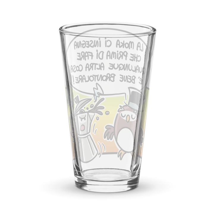 Bicchiere da birra LA MOKA - Gufetto Brand 