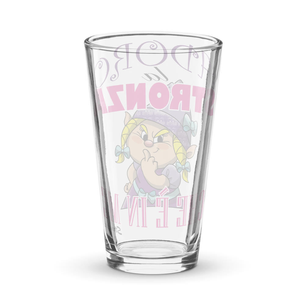 Bicchiere da birra STRONZOLA ADORO - Gufetto Brand 