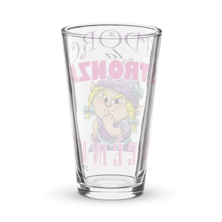 Bicchiere da birra STRONZOLA ADORO - Gufetto Brand 