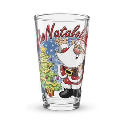 Bicchiere da birra BABBO NATALOLO - Gufetto Brand 