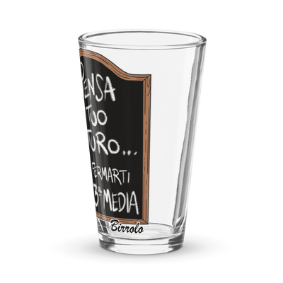 Bicchiere da birra BIRROLO TERZA MEDIA - Gufetto Brand 