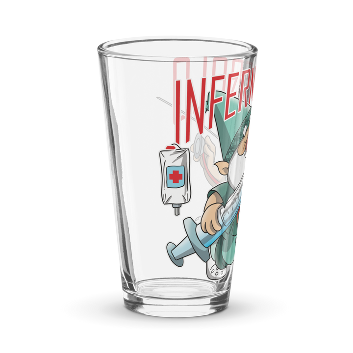 Bicchiere da birra INFERMIEROLO - Gufetto Brand 