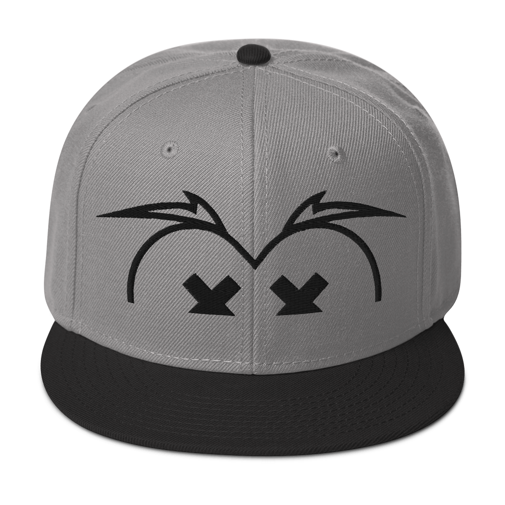 Cappellino snapback (baseball) GUFETTO BRAND OCCHI NERI