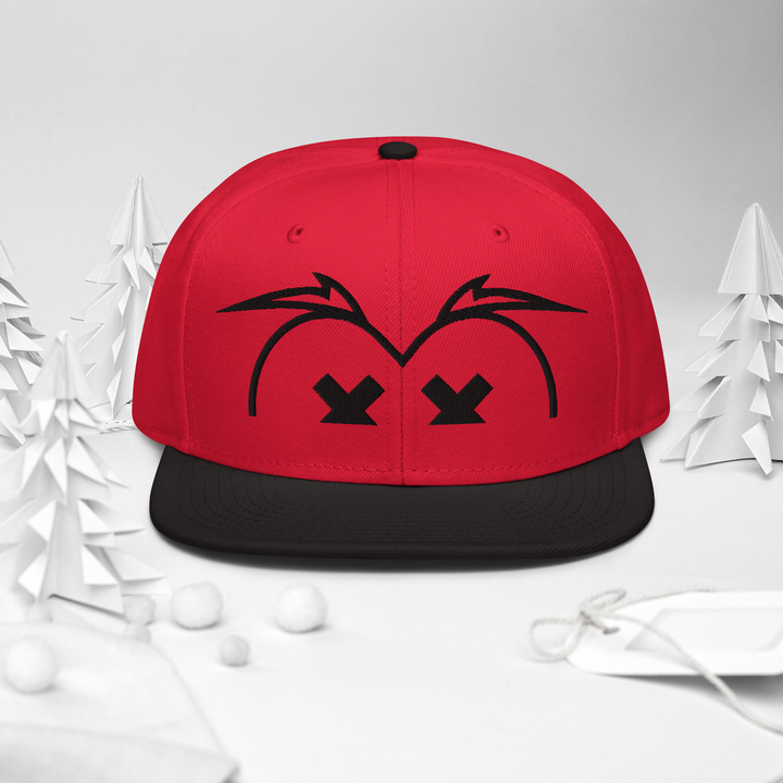 Cappellino snapback (baseball) GUFETTO BRAND OCCHI NERI