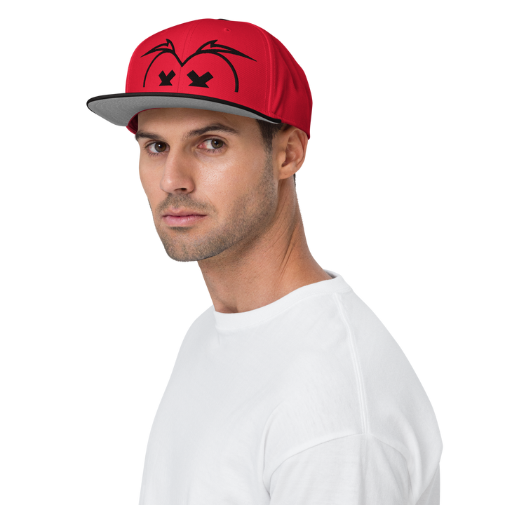 Cappellino snapback (baseball) GUFETTO BRAND OCCHI NERI