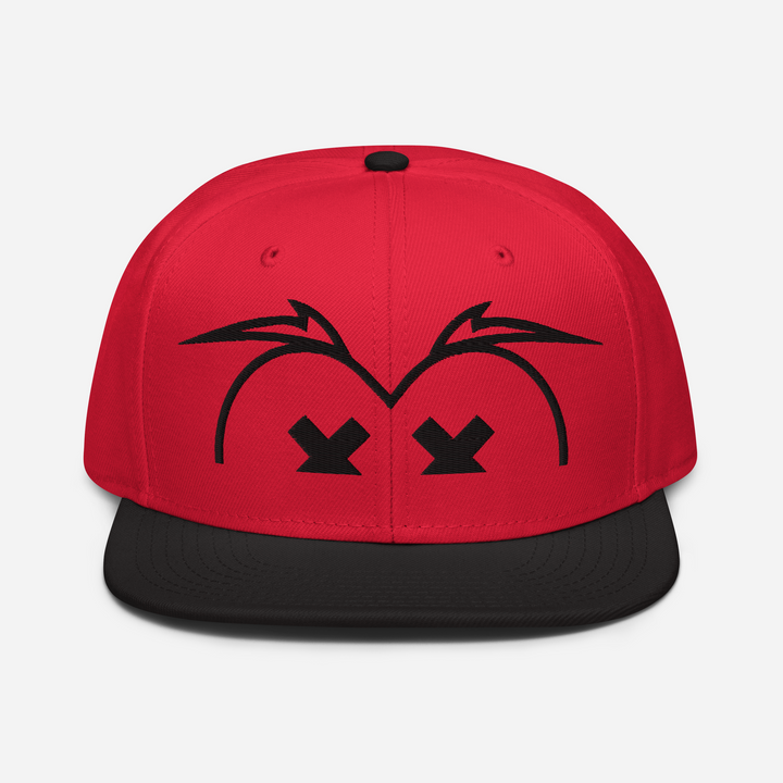 Cappellino snapback (baseball) GUFETTO BRAND OCCHI NERI