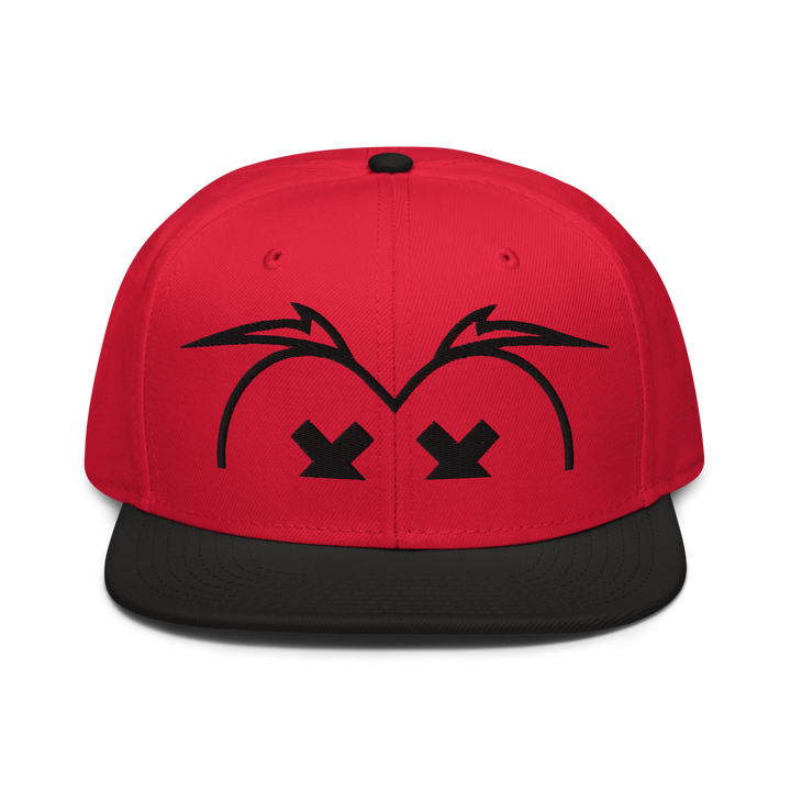 Cappellino snapback (baseball) GUFETTO BRAND OCCHI NERI