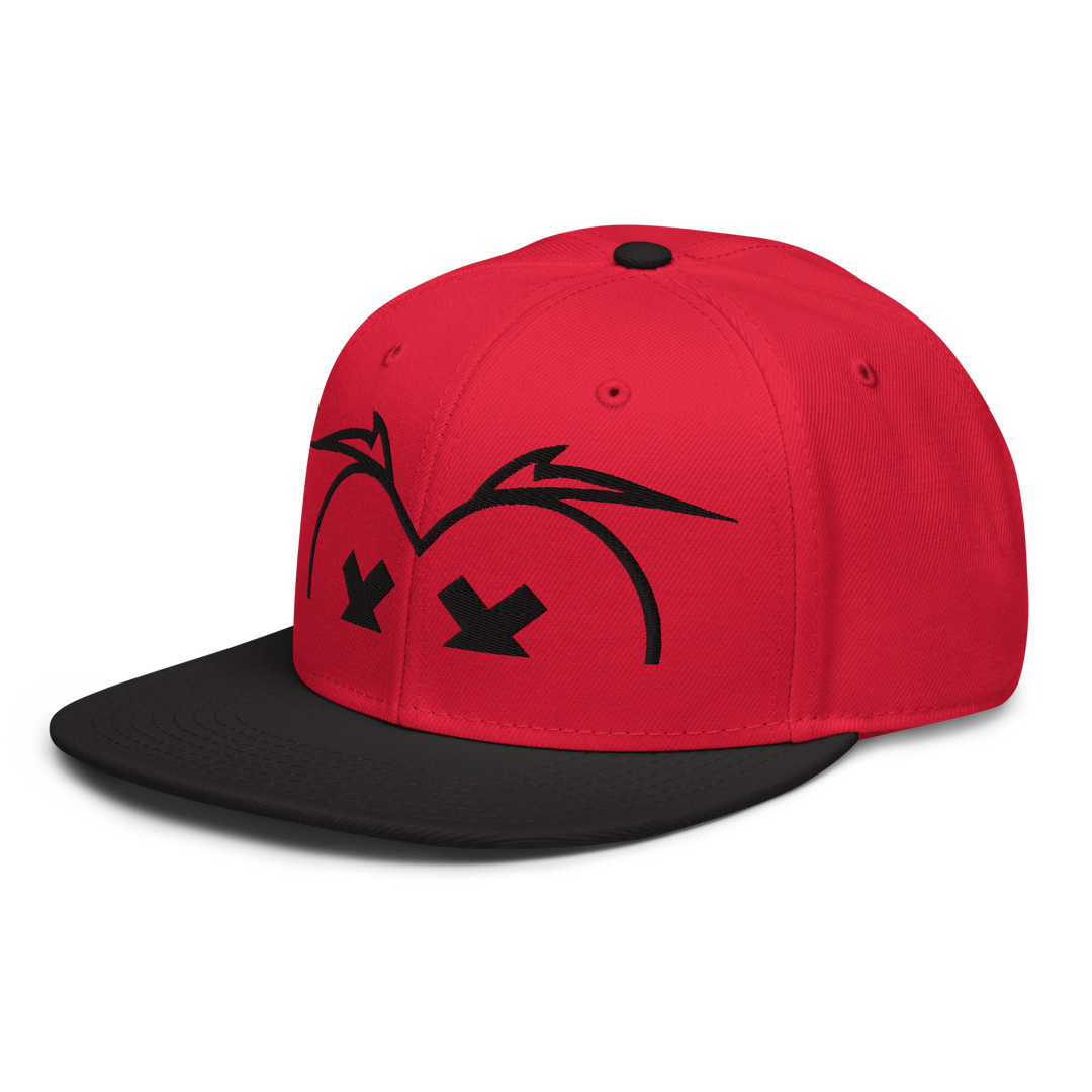 Cappellino snapback (baseball) GUFETTO BRAND OCCHI NERI