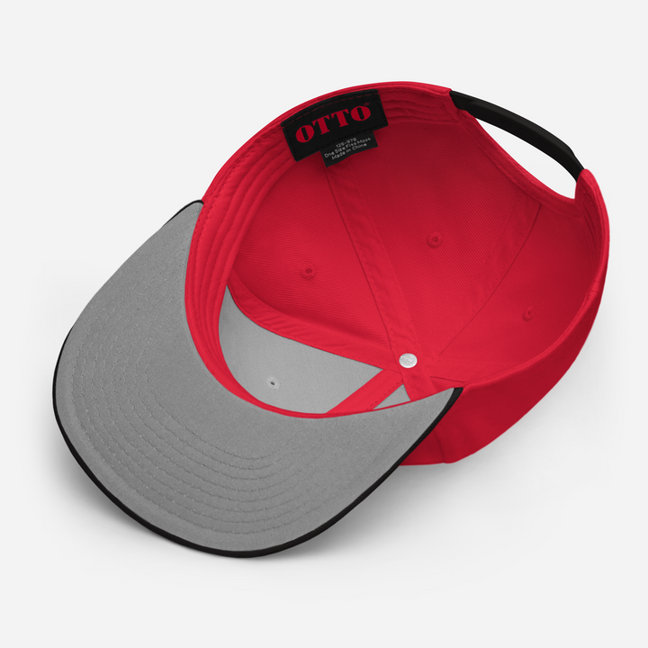 Cappellino snapback (baseball) GUFETTO BRAND OCCHI NERI