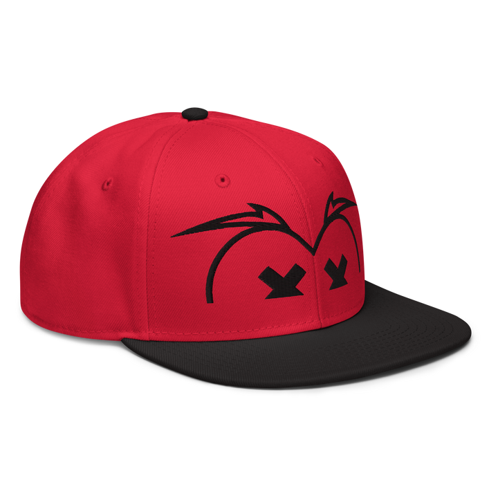 Cappellino snapback (baseball) GUFETTO BRAND OCCHI NERI