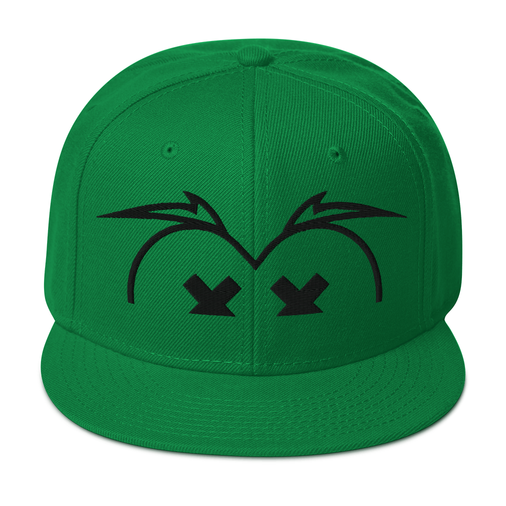 Cappellino snapback (baseball) GUFETTO BRAND OCCHI NERI