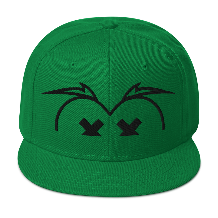 Cappellino snapback (baseball) GUFETTO BRAND OCCHI NERI