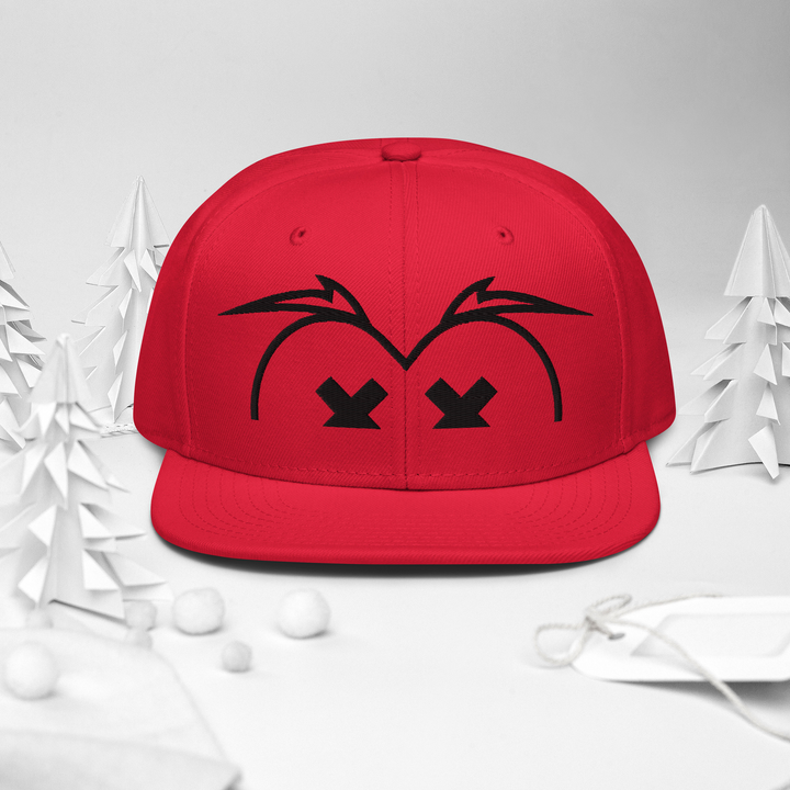 Cappellino snapback (baseball) GUFETTO BRAND OCCHI NERI