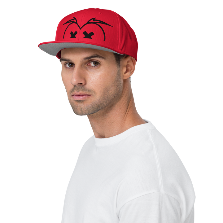 Cappellino snapback (baseball) GUFETTO BRAND OCCHI NERI