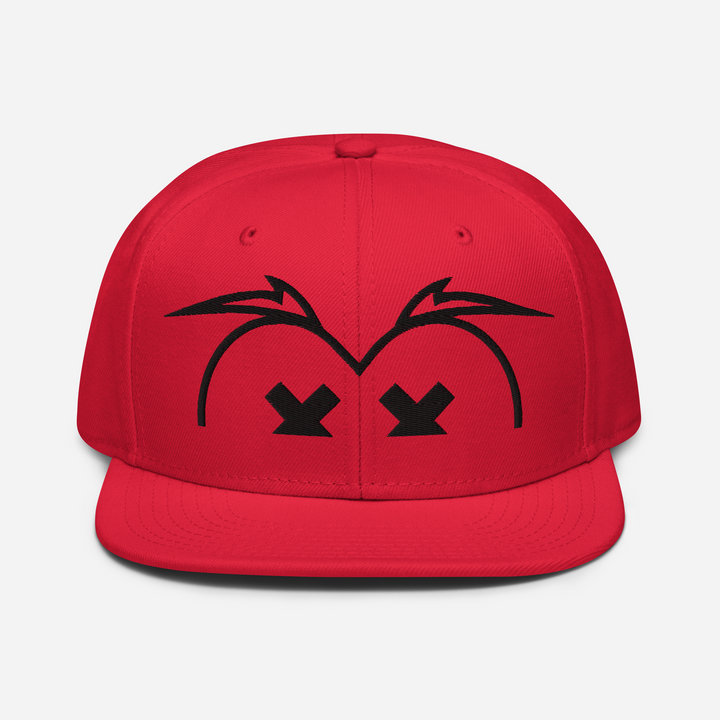 Cappellino snapback (baseball) GUFETTO BRAND OCCHI NERI