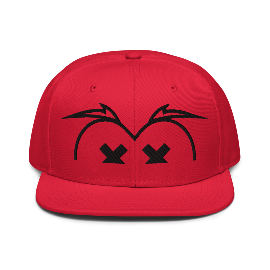 Cappellino snapback (baseball) GUFETTO BRAND OCCHI NERI
