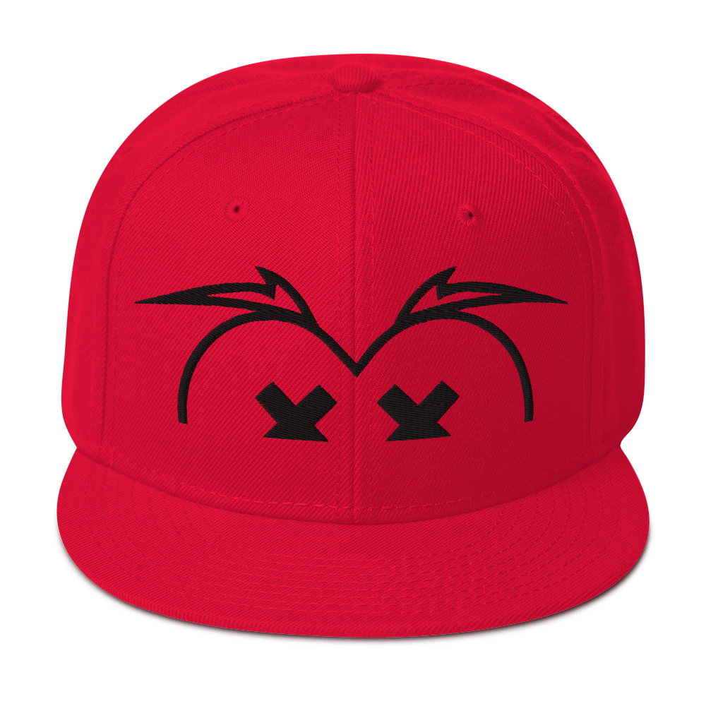 Cappellino snapback (baseball) GUFETTO BRAND OCCHI NERI