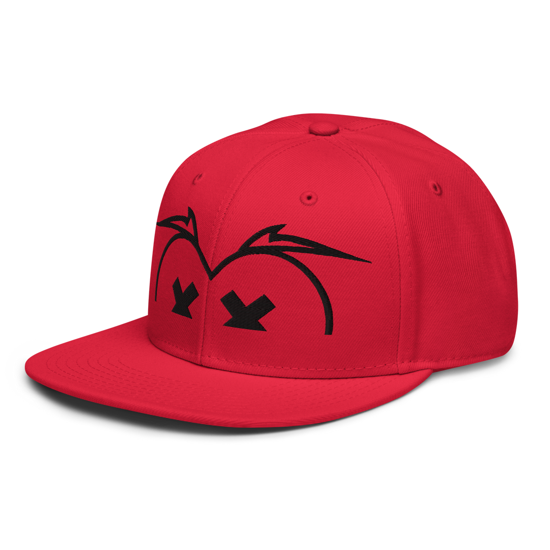 Cappellino snapback (baseball) GUFETTO BRAND OCCHI NERI