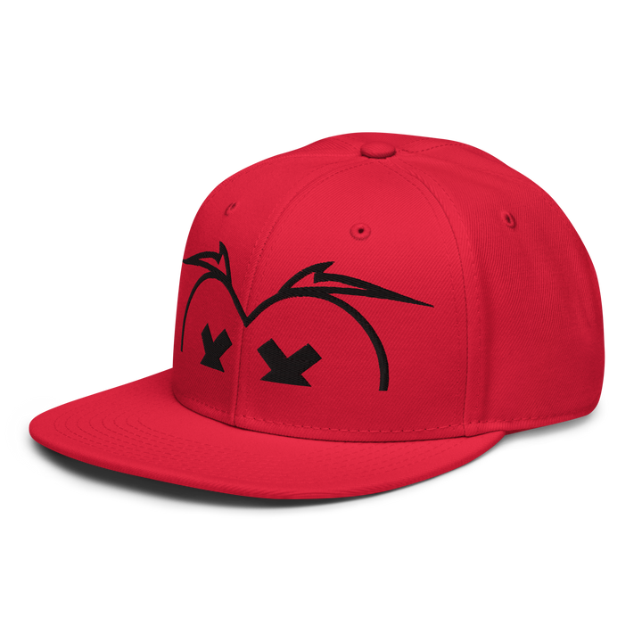 Cappellino snapback (baseball) GUFETTO BRAND OCCHI NERI