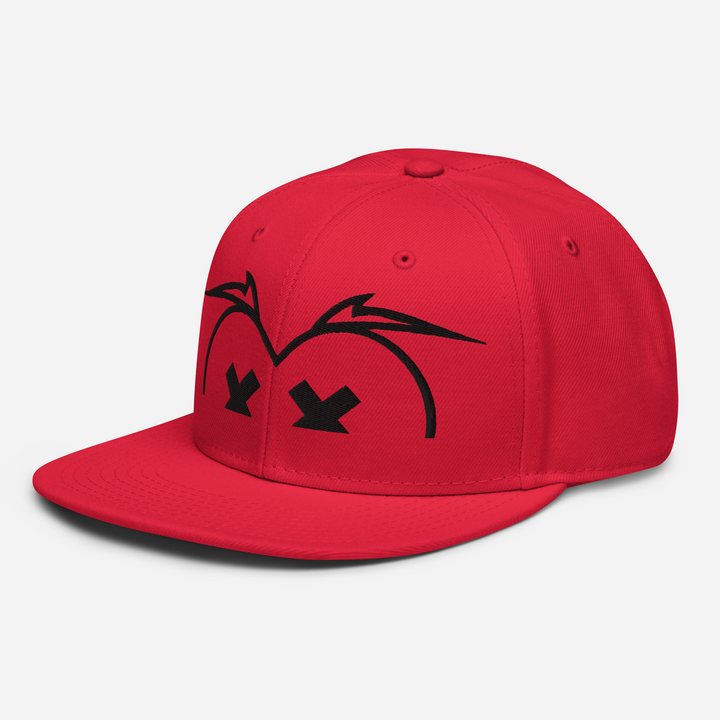 Cappellino snapback (baseball) GUFETTO BRAND OCCHI NERI