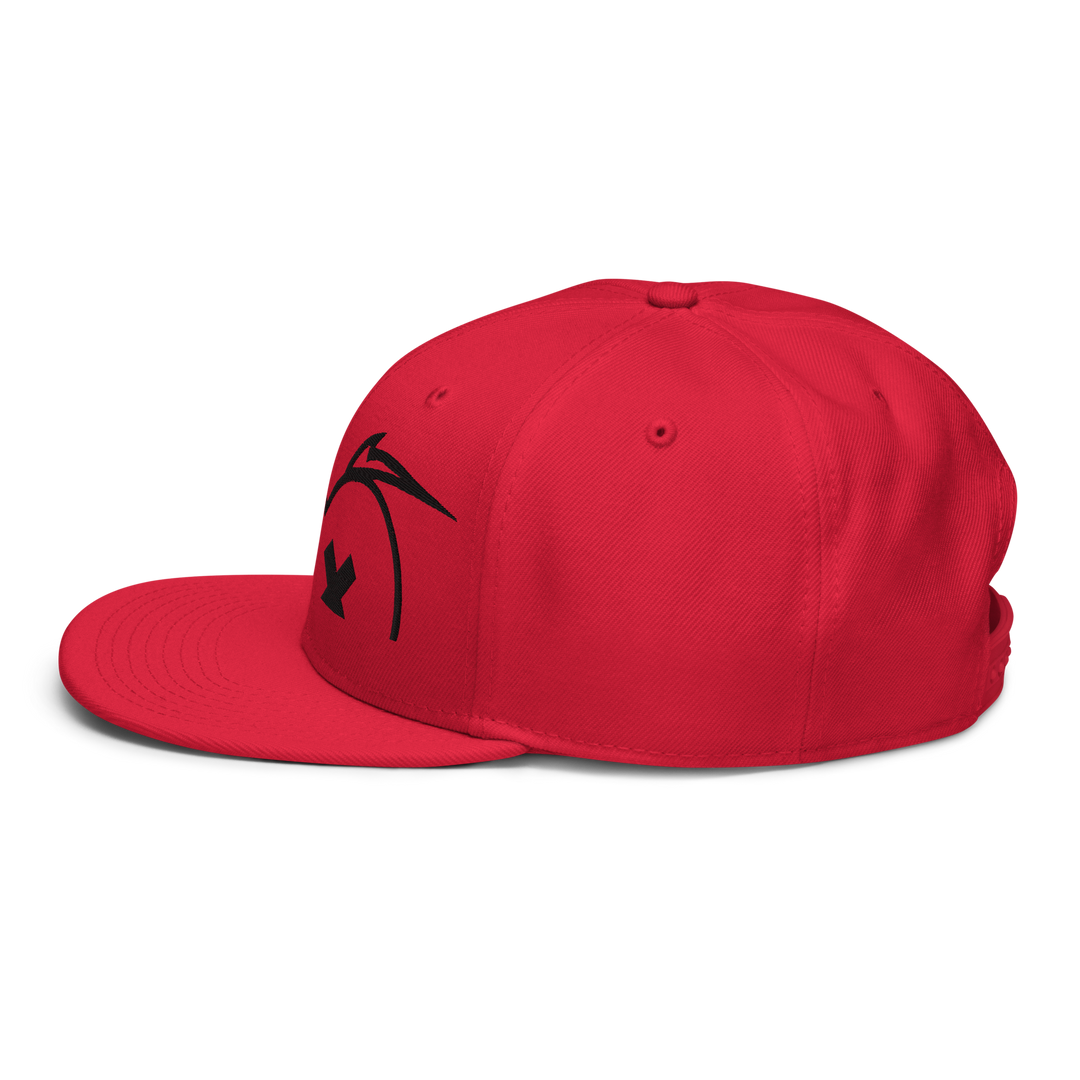 Cappellino snapback (baseball) GUFETTO BRAND OCCHI NERI