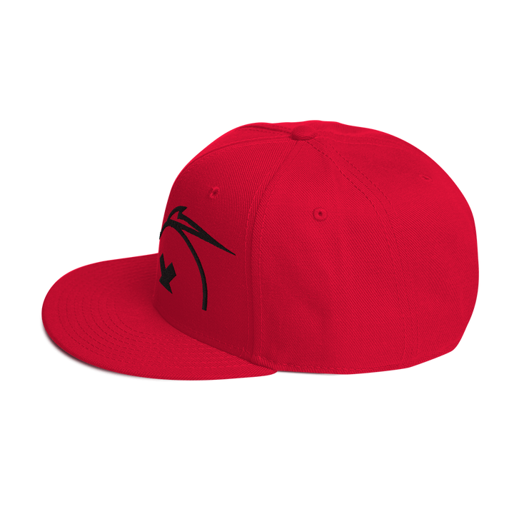 Cappellino snapback (baseball) GUFETTO BRAND OCCHI NERI